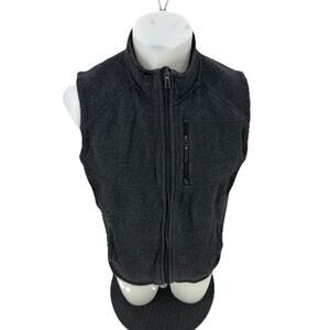 Smartwool Medium Men Echo Lake Vest Full Zip Performance Wool Blend Outdoor Z21